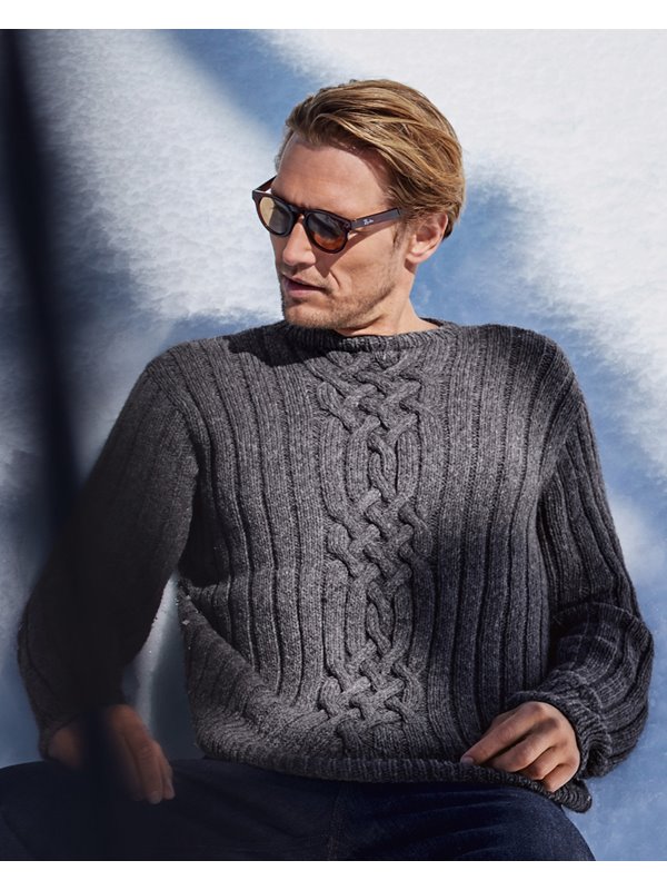 Lana Grossa PULLOVER Fatto - Strikkeoppskrift (NO)