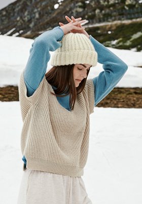 Lana Grossa SLIPOVER Cool Wool  - Strikkeoppskrift (SE)