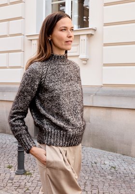 Lana Grossa PULLOVER Cashmere 16 Fine & Silkhair - Strikkeoppskrift (DK)