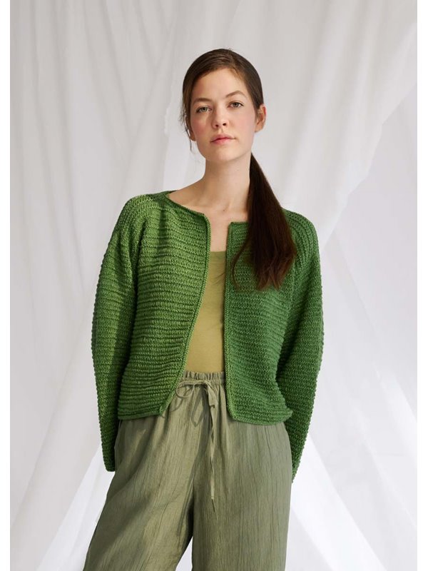 Lana Grossa JAKKE Linarte - Strikkeoppskrift (NO)