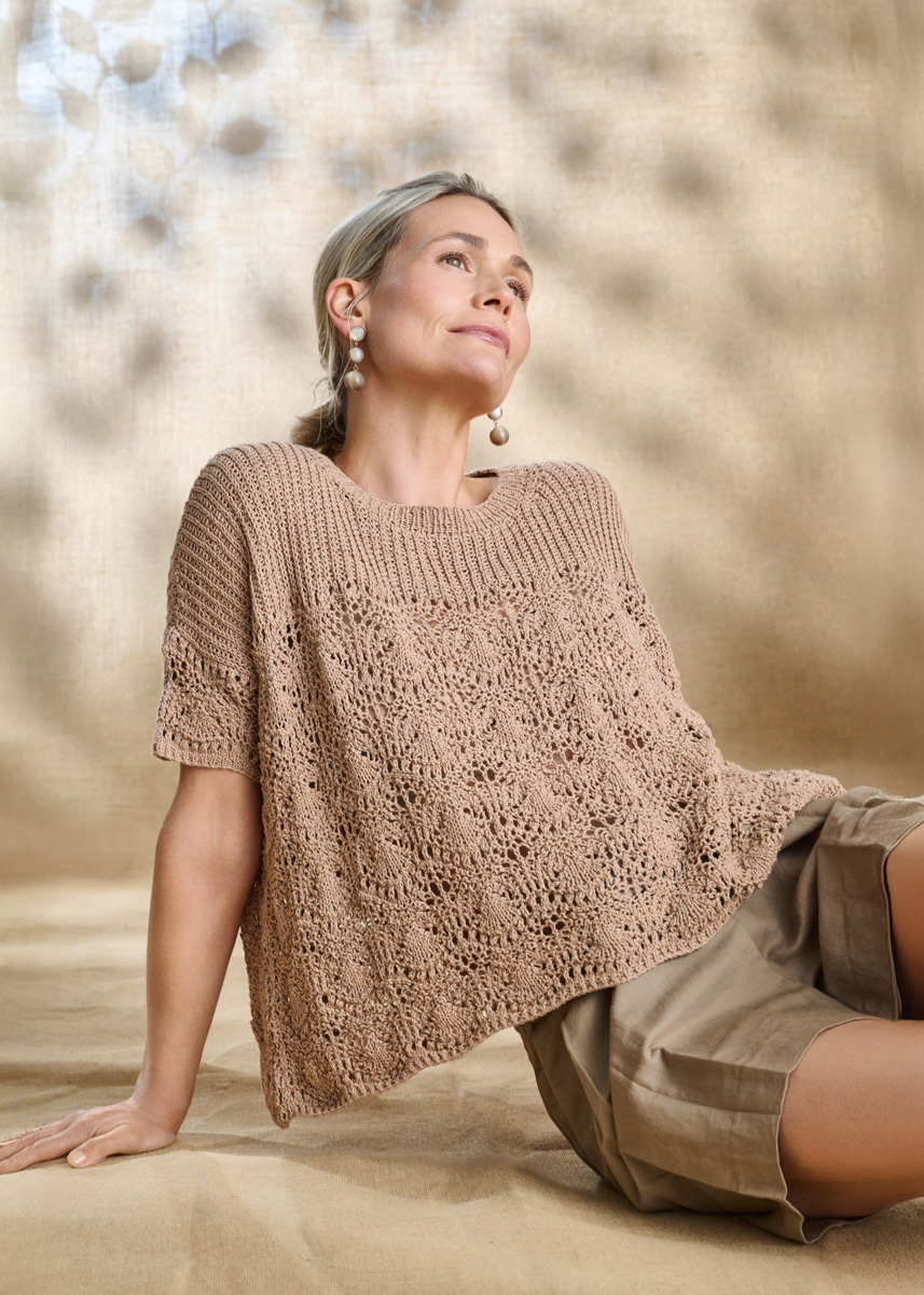 SHIRT Landlust Sommerseide fra Lana Grossa