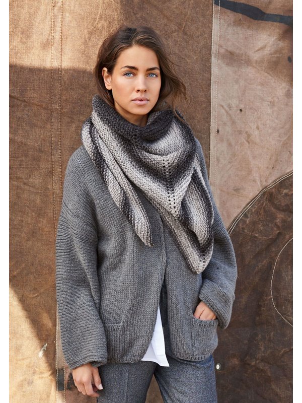 Lana Grossa CARDIGAN Alta Moda Cashmere 16 - Strikkeoppskrift (DK)