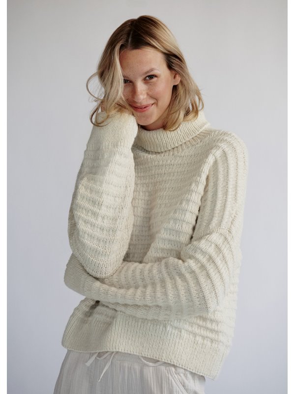 Lana Grossa PULLOVER Alta Moda Alpaca - Strikkeoppskrift (SE)