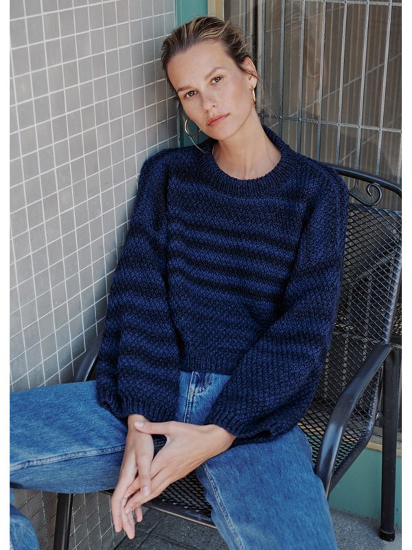 Lana Grossa PULLOVER Duetto Classico - Strikkeoppskrift (SE)