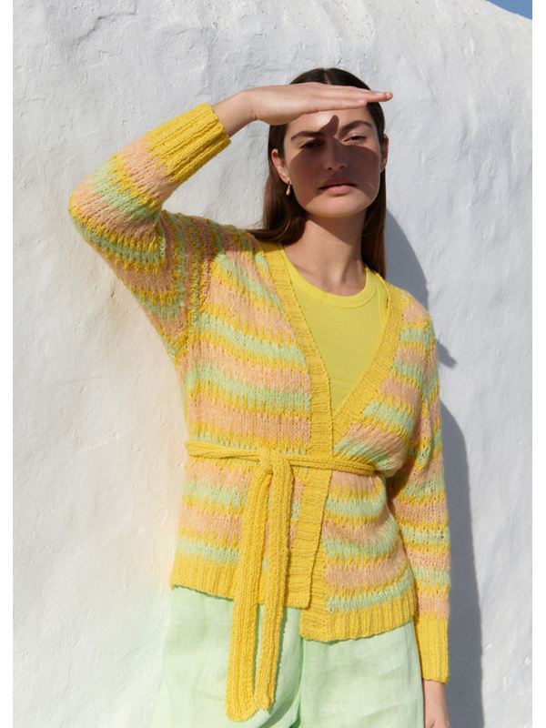 Lana Grossa CARDIGAN Riccio & Bella - Strikkeoppskrift (SE)