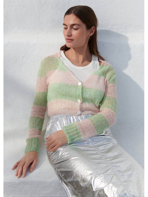 Lana Grossa JAKKE Bella - Strikkeoppskrift (SE)