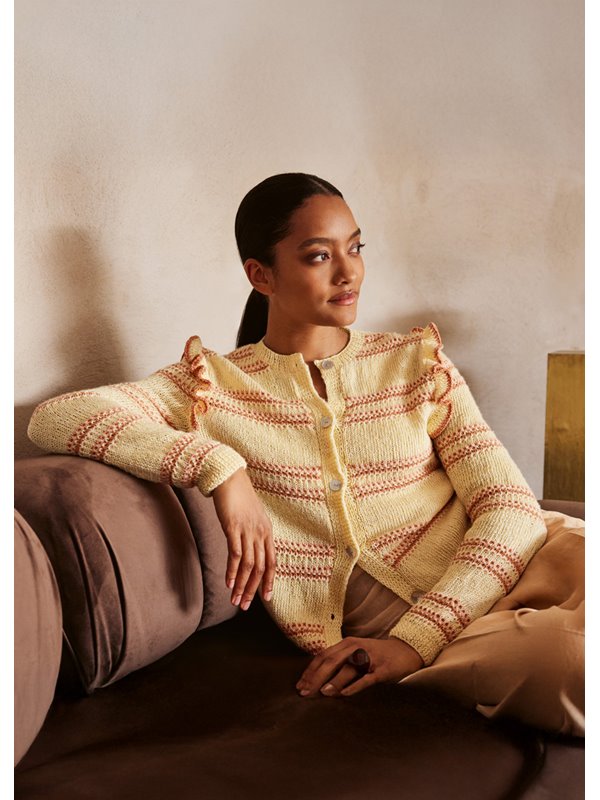 Lana Grossa CARDIGAN Ecopuno, Tencellino & Filo Paillettes