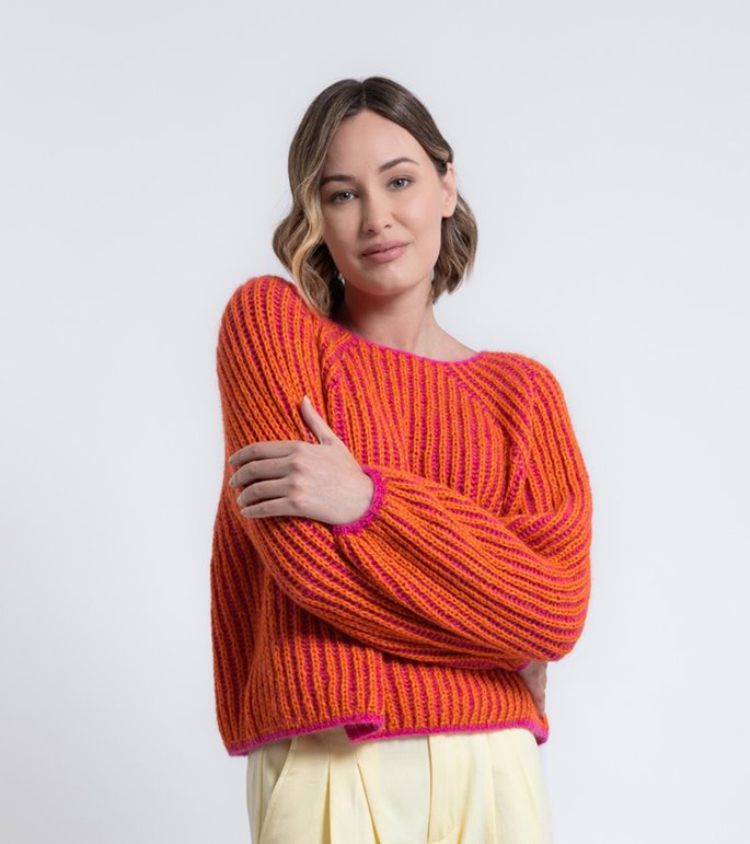 Lana Grossa TOP DOWN VENDEGENSER Brigitte No. 2