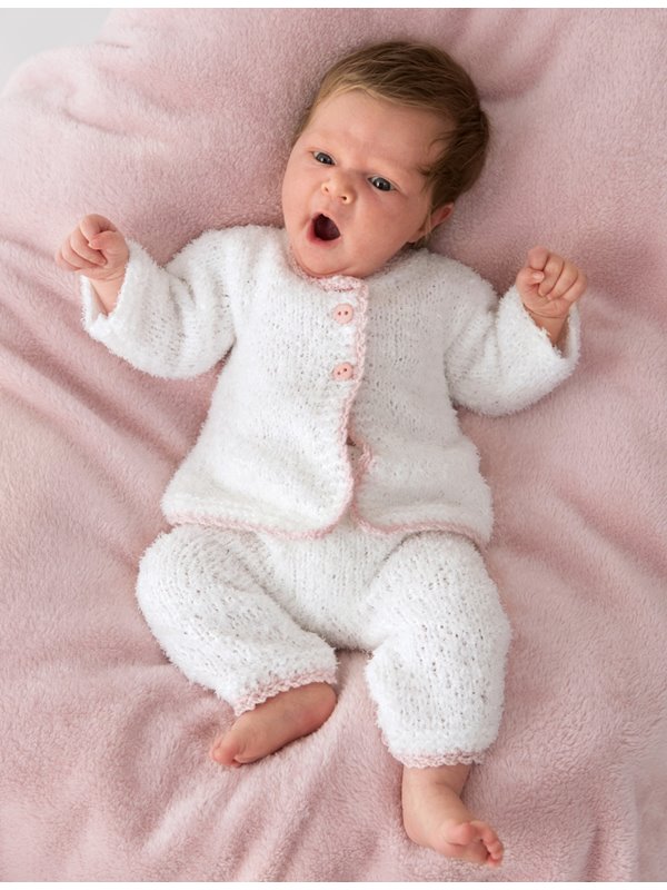 Lana Grossa JAKKE Cresta/Cool Wool Baby - Strikkeinstruksjoner (DK)