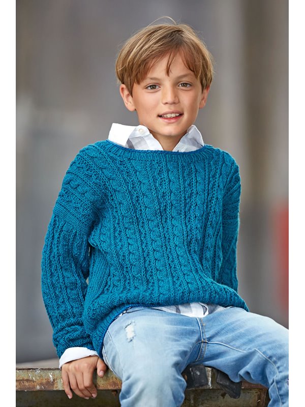 Lana Grossa PULLOVER Cool Wool Big Melange - German Edition