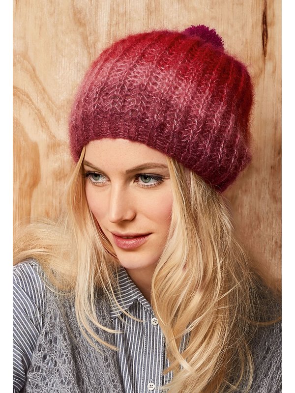 Lana Grossa MÜTZE IM PATENTMUSTER Silkhair - German Edition