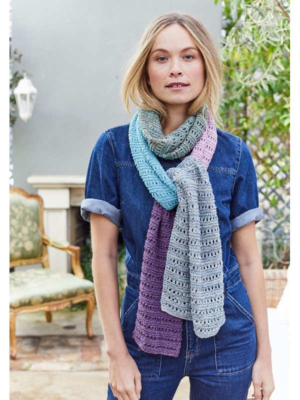 Lana Grossa SKJERF Landlust Sommerseide