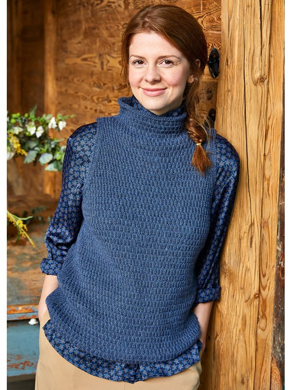 Lana Grossa SLIPOVER Landlust Alpaka Merino 160 - Strikkeoppskrift (SE)