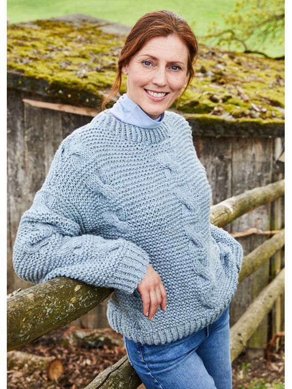 Lana Grossa PULLOVER Landlust Winterwolle - Strikkeoppskrift (SE)