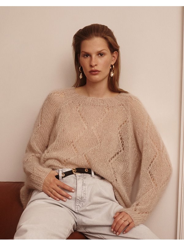 Lana Grossa RAGLANPULLOVER Silkhair/Silkhair Lusso - Strikkeoppskrift (NO)