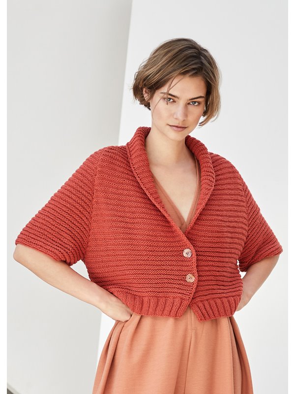 Lana Grossa JAKKE Cashmere Puro - Strikkeoppskrift (NO)