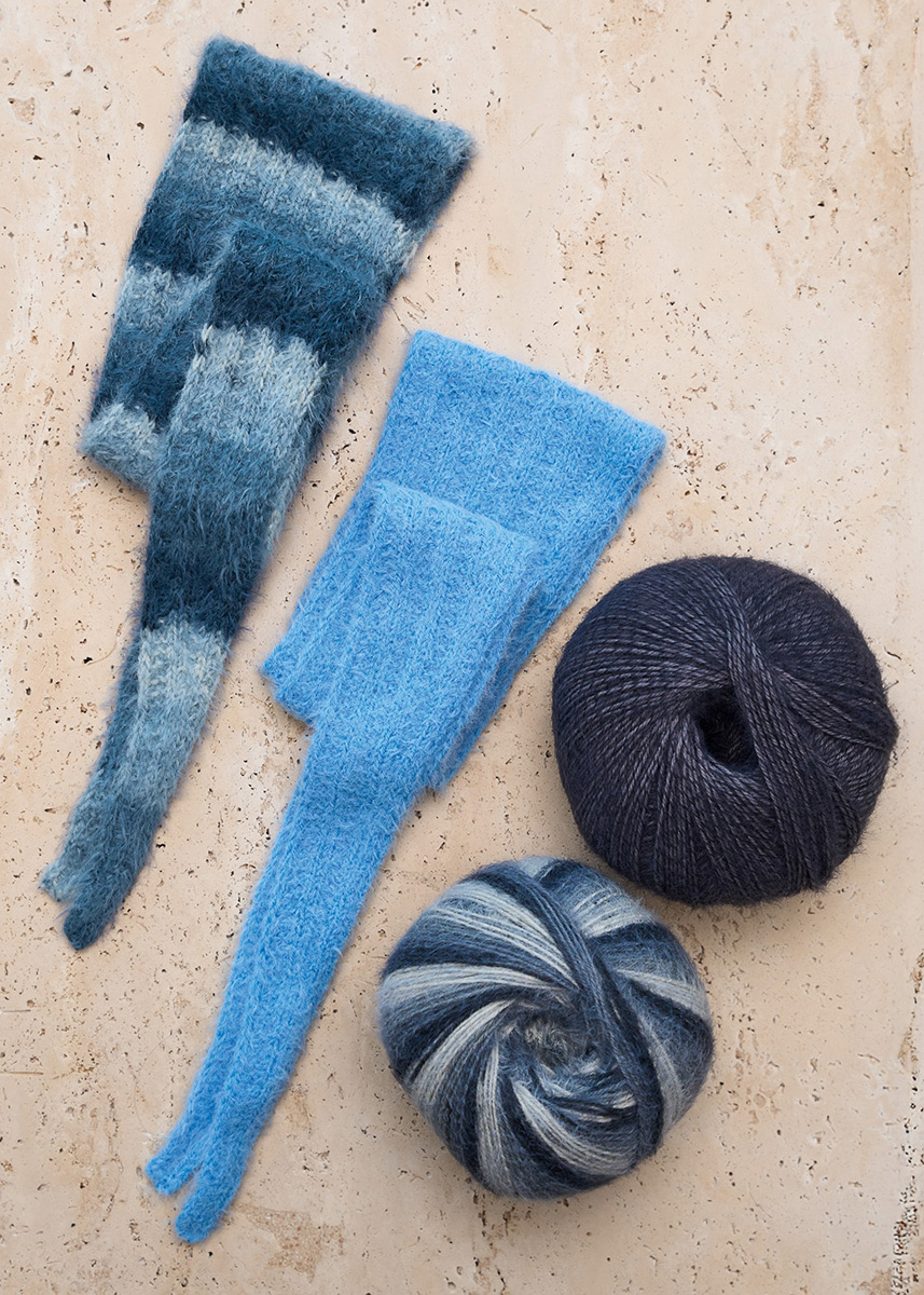 MINI SJAL Cosy Socks fra Lana Grossa