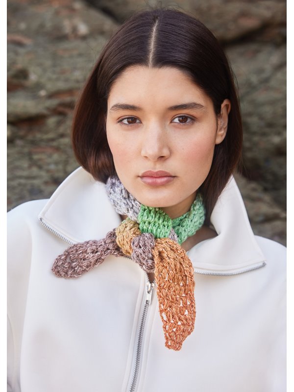 Lana Grossa HEKLET SJAL Gomitolo Collina - Hekleopskrift (SE)