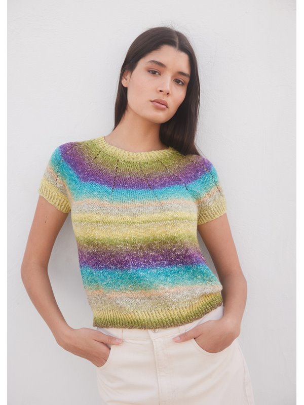 Lana Grossa T-SHIRT Gomitolo Collina - Strikkeoppskrift (SE)