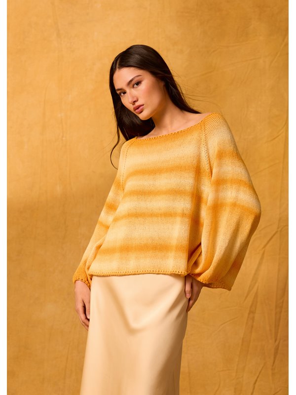 Lana Grossa TOP-DOWN-RAGLAN-GENSER Gomitolo Tono