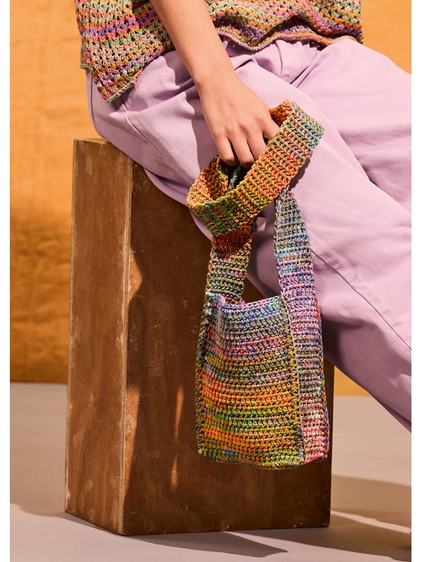 Lana Grossa LITEN HEKLET VESKE Gomitolo Alga