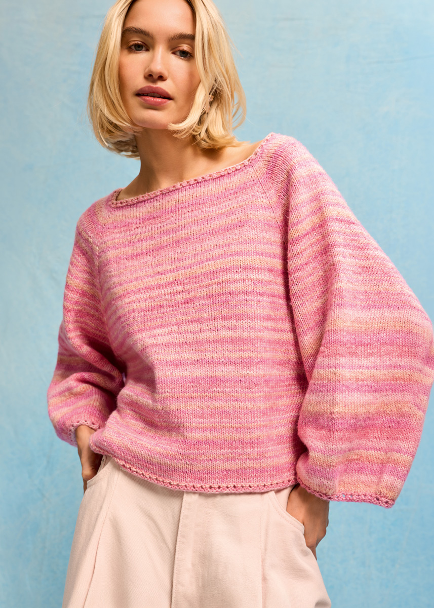 TOP-DOWN-RAGLAN-GENSER Gomitolo Mambo fra Lana Grossa