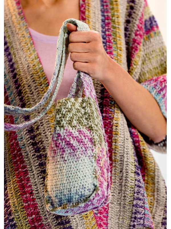 Lana Grossa LITEN HEKLET VESKE Gomitolo California