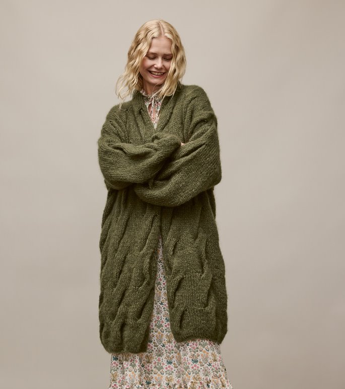Lana Grossa OVERSIZED-CARDIGAN Mohair di Gio