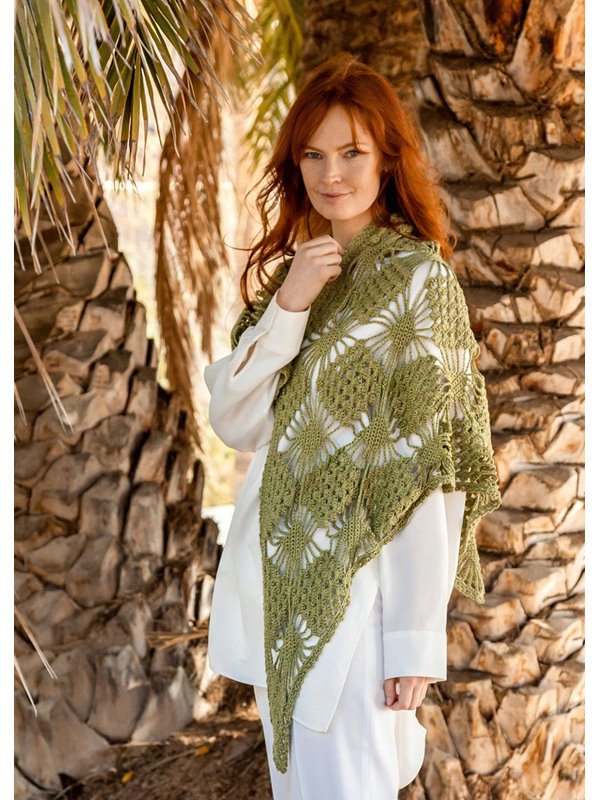 Lana Grossa SKJERF Linarte - Strikkeoppskrift (NO)