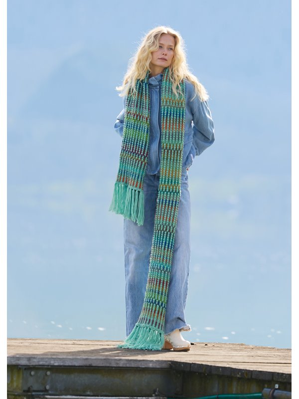 Lana Grossa SKJERF Farfalla & Cool Merino