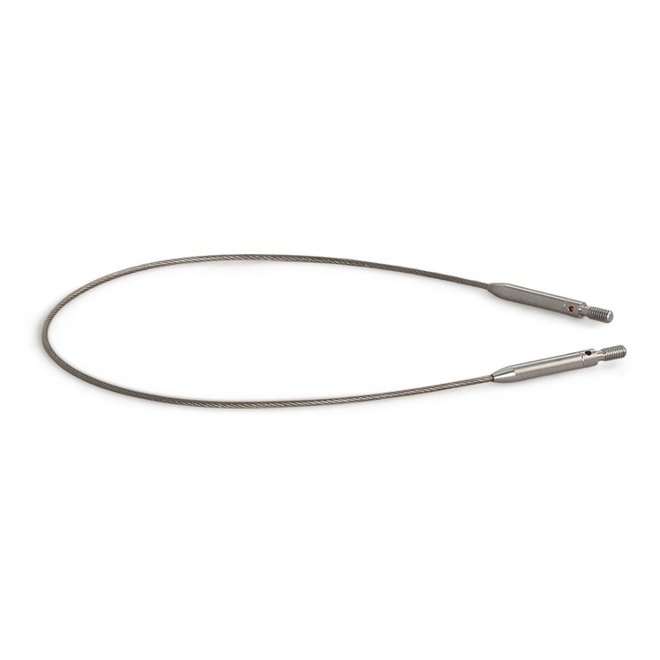 Lana Grossa Drejbar vaier Vario i rustfrit stål, fin, 40 cm.