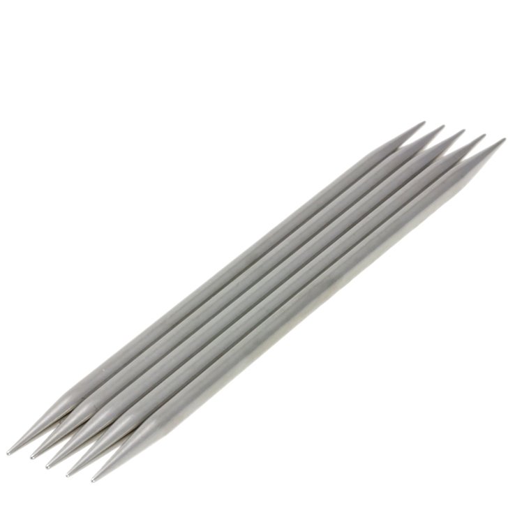 Lana Grossa Ermepinner/Settpinner i rustfritt stål 5,5/15cm