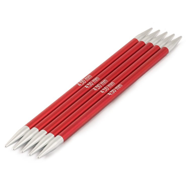 Lana Grossa Ermepinner/Settpinner Aluminium Rainbow St. 4,5/15cm