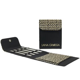 Lana Grossa  Sett med ermepinner/settpinner roustfritt stål, 15  cm (svart)