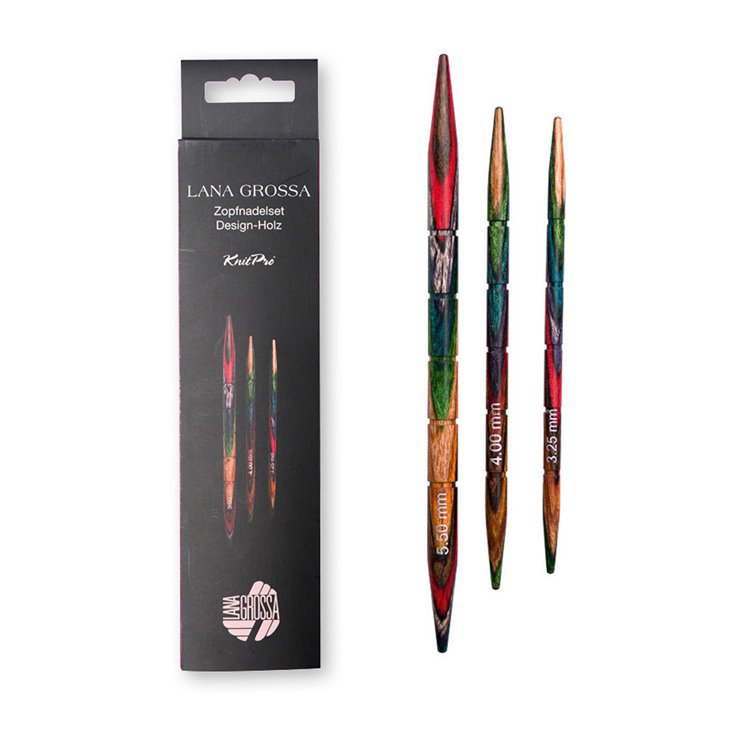 Lana Grossa Fletteepinnesett Design-tre