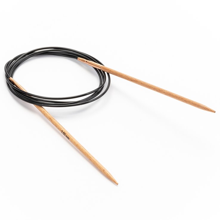 Lana Grossa Rundpinne bøk st. 3,5/120cm