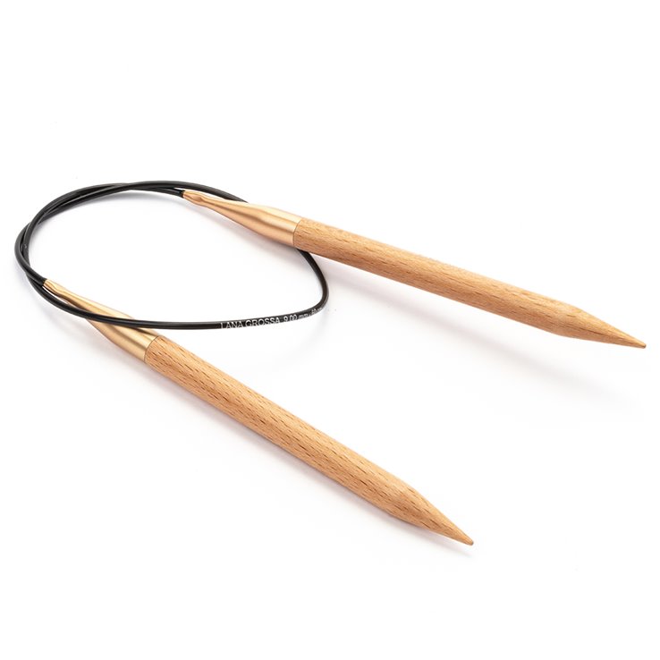 Lana Grossa Rundpinne bøk st. 9,0/ 60cm