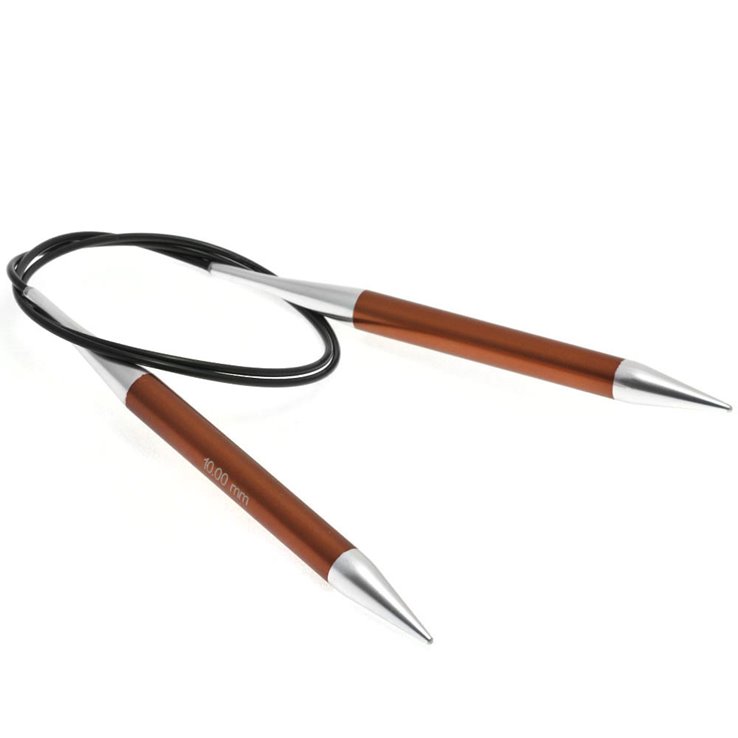 Lana Grossa Rundpinne Aluminium Rainbow St. 10,0/100cm