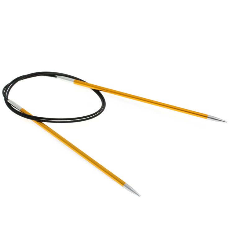 Lana Grossa Rundpinne Aluminium Rainbow St. 3,5/80cm