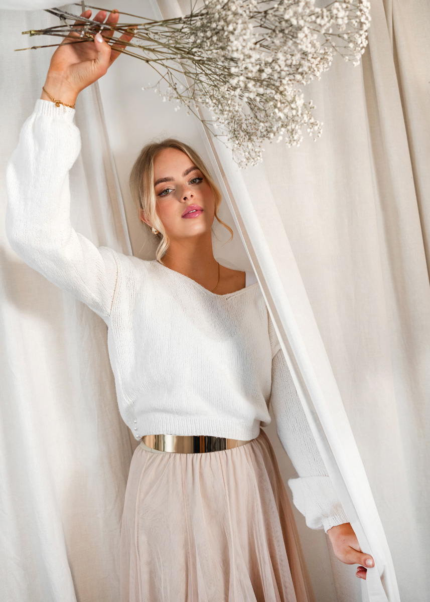 FILATI Studio SLÅ-OM-JAKKE Sottile - Strikkeoppskrift (NO)