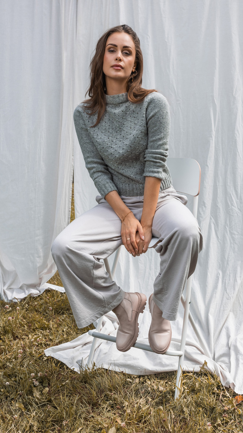 FILATI Studio TOP DOWN PULLOVER Cashmere 16 fine - Strikkeoppskrift (NO)